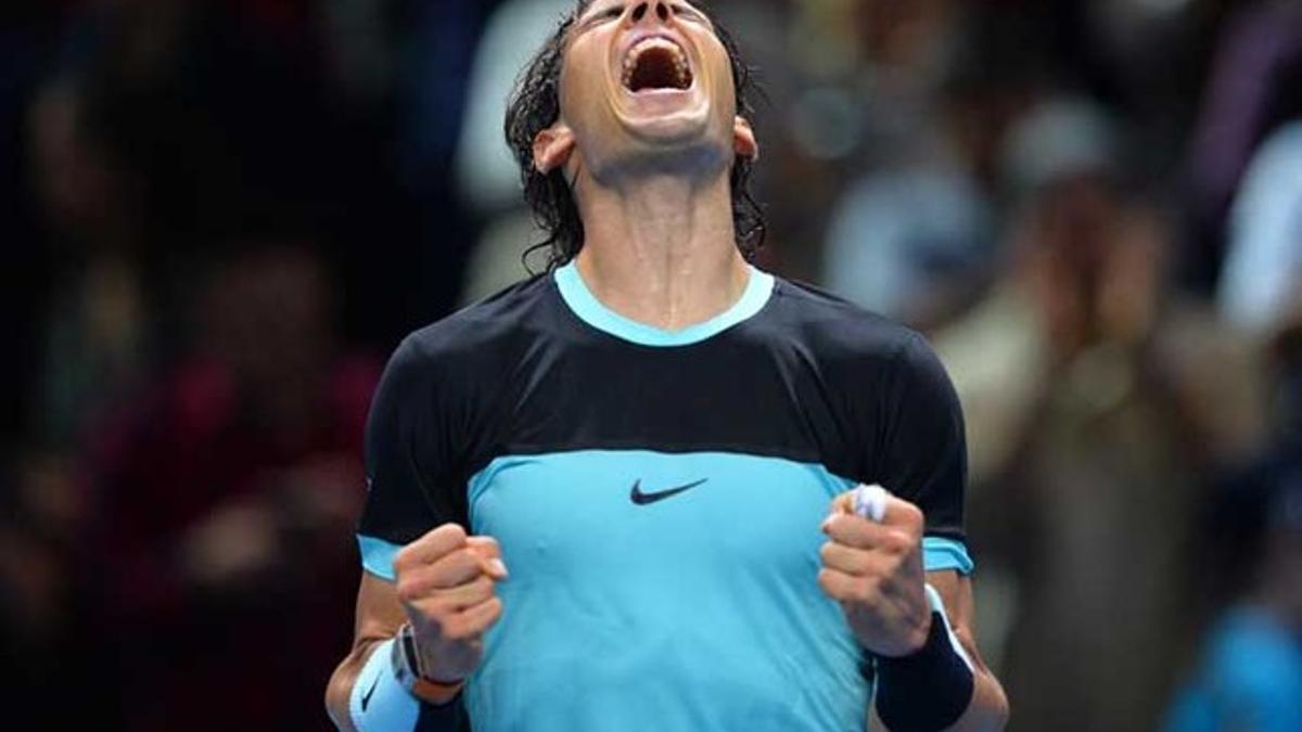Rafa Nadal, después de ganar ante Ferrer