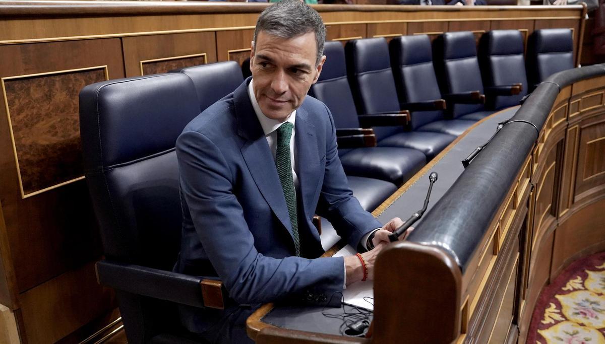 Pedro Sánchez, el pasado 21 de mayo en el Congreso.