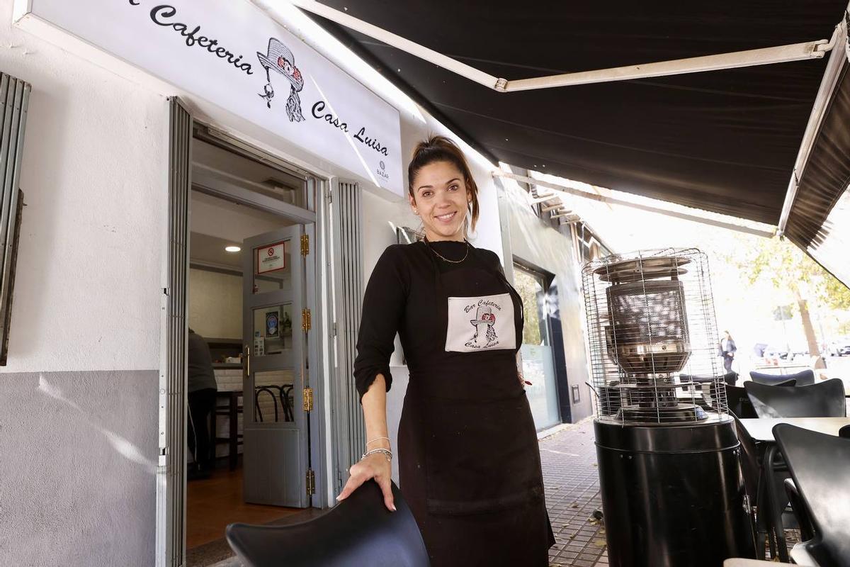 Luisa Gómez, de la cafetería Casa Luisa.