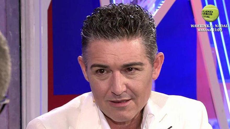 Ángel Garó, durante una entrevista en el &#039;Deluxe&#039;