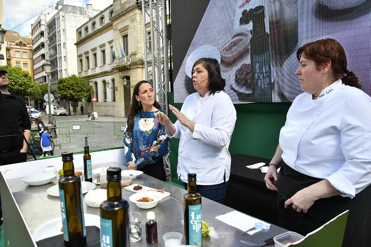 Celia Jiménez, durante su participación en el festival.