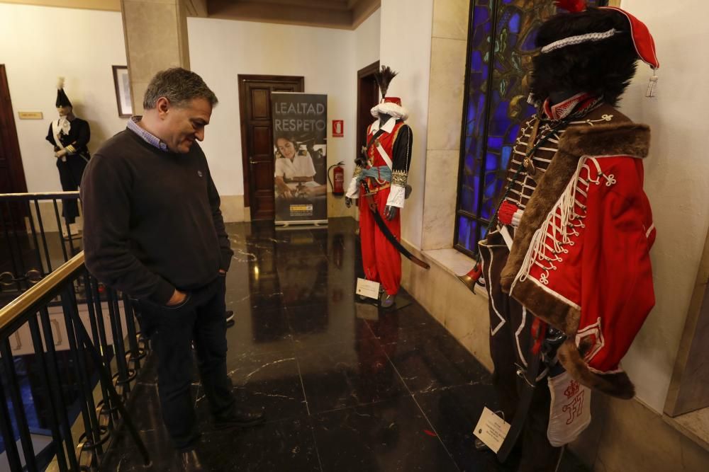 Exposición de uniformes militares