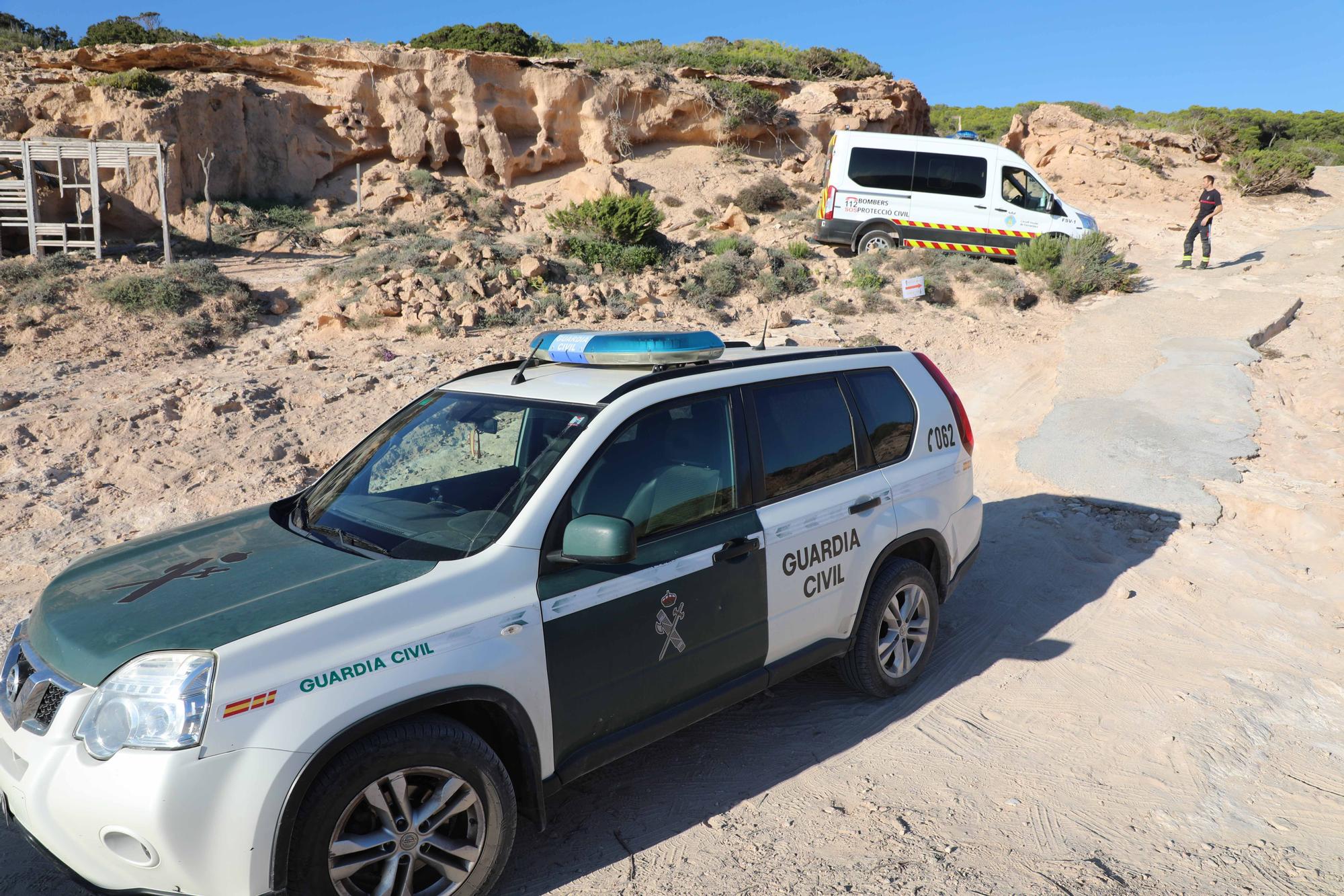 Todas las imágenes del cadáver que ha aparecido flotando en Formentera