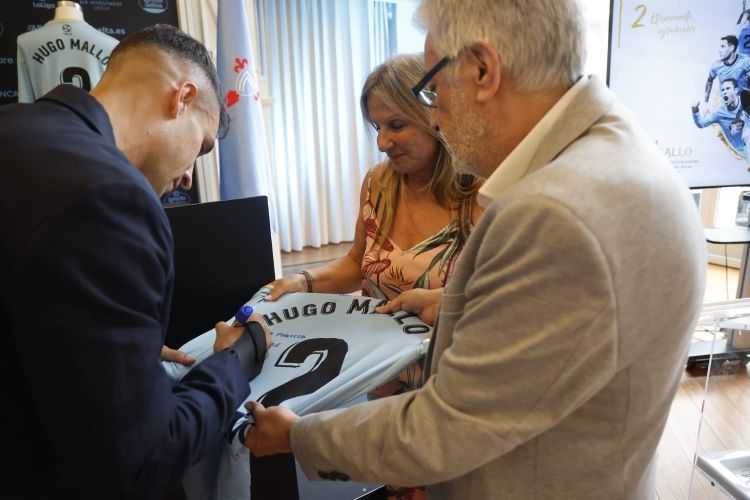 La despedida de Hugo Mallo, en imágenes