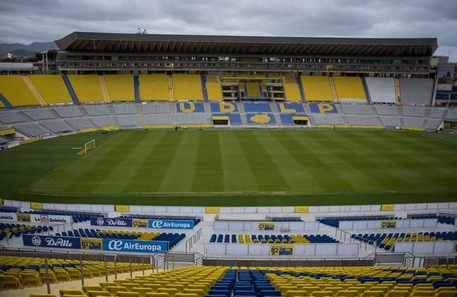 Siguen las obras en el Estadio de Gran Canaria