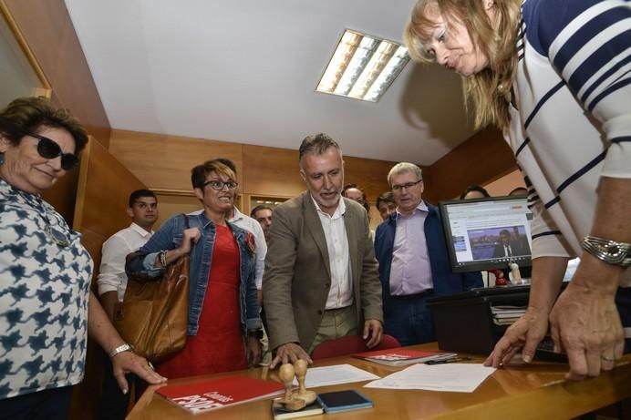 LAS PALMAS DE GRAN CANARIA A 20/06/2017. Presentación candidatura  a las primarias regionales del PSOE en Canarias, Ángel Victor Torres. FOTO: J.PÉREZ CURBELO