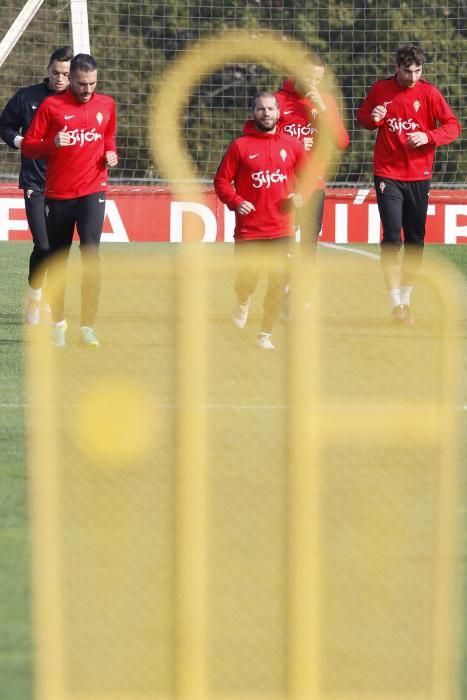 Entrenamiento del Sporting