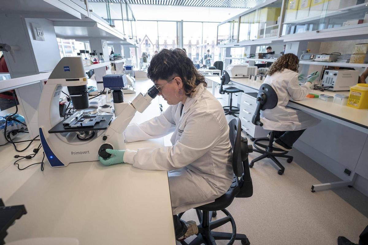 Un laboratorio del nuevo CaixaResearch Institute de Barcelona.