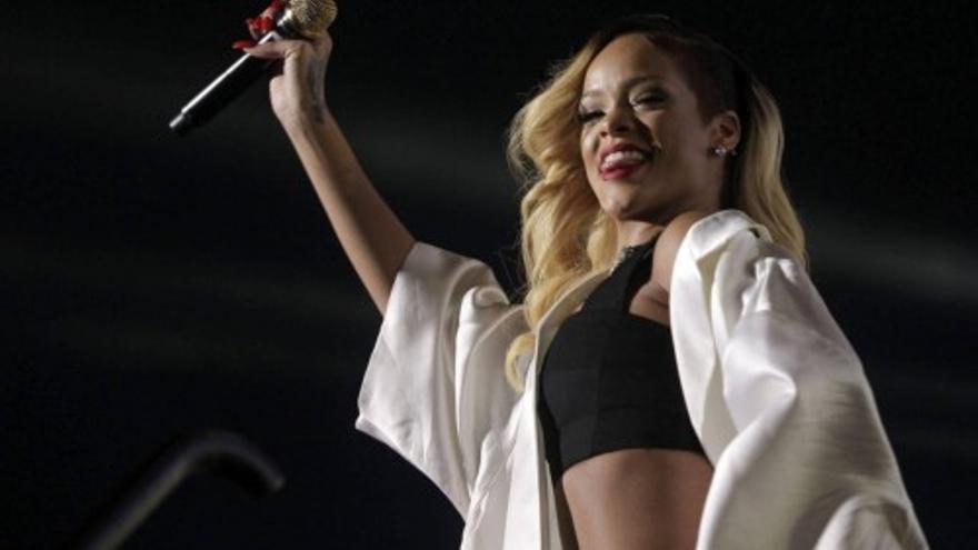 Rihanna, en concierto en Rabat