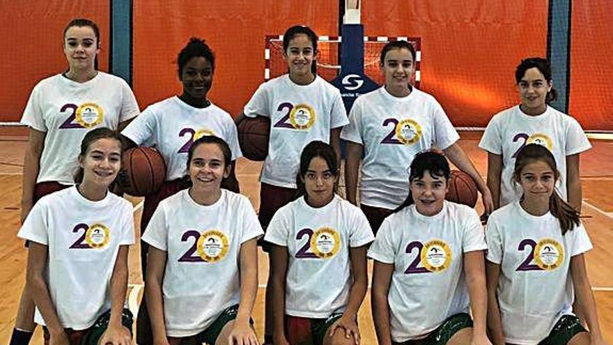 Imagen del equipo infantil del Corazón de María temporada 2019/2020.