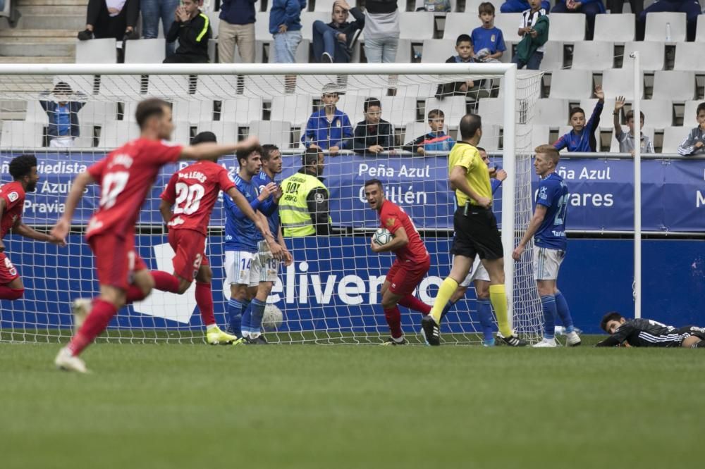 El partido del Oviedo ante el Numancia, en imágenes.