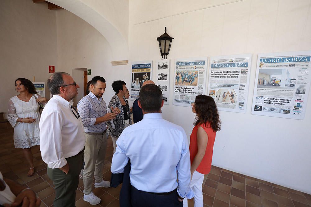 Inauguración de la muestra de Portada de Diario de Ibiza