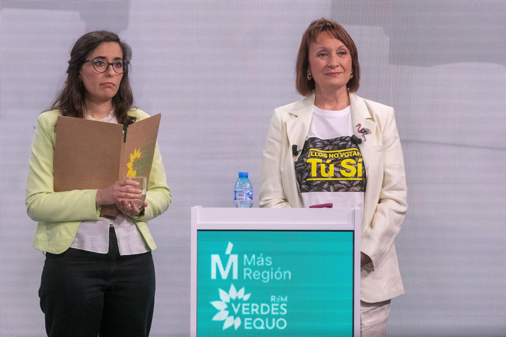 Todas las imágenes del debate electoral de la Región de Murcia