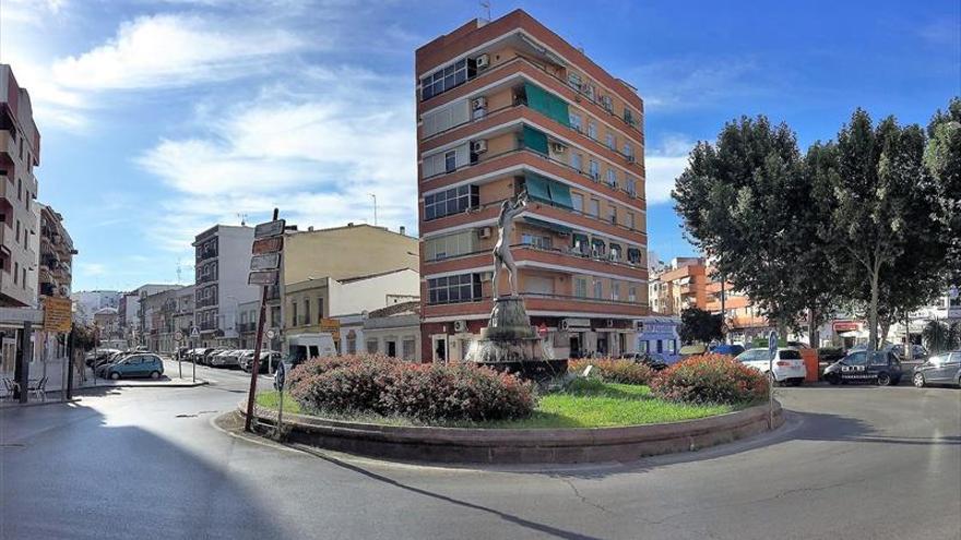 Un estudio topográfico analiza el subsuelo de la plaza de Extremadura