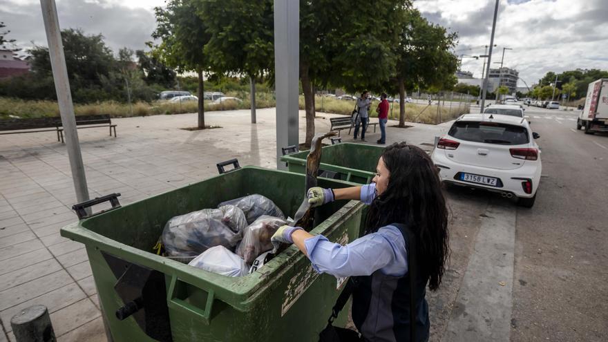 Controladores medioambientales en Palma: Los detectives que buscan en la basura