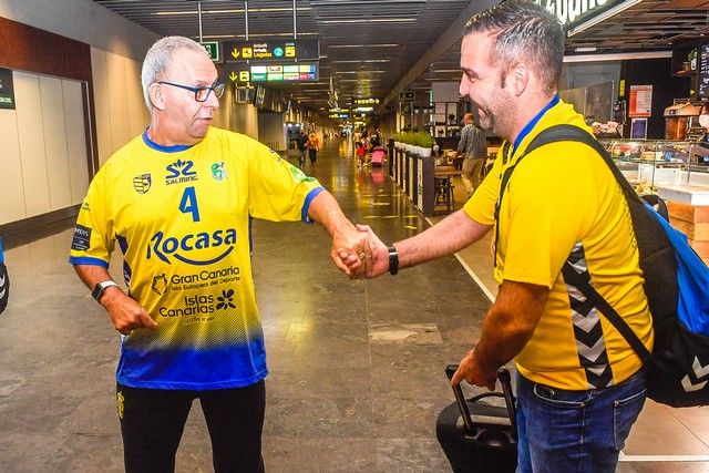 Llegada del Rocasa al Aeropuerto de Gran Canaria