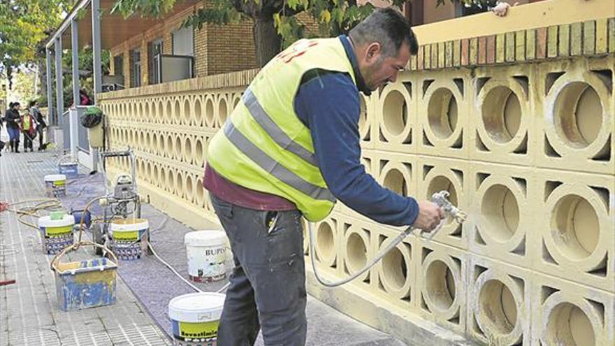 Servicios Públicos inicia las obras de mantenimiento de los colegios