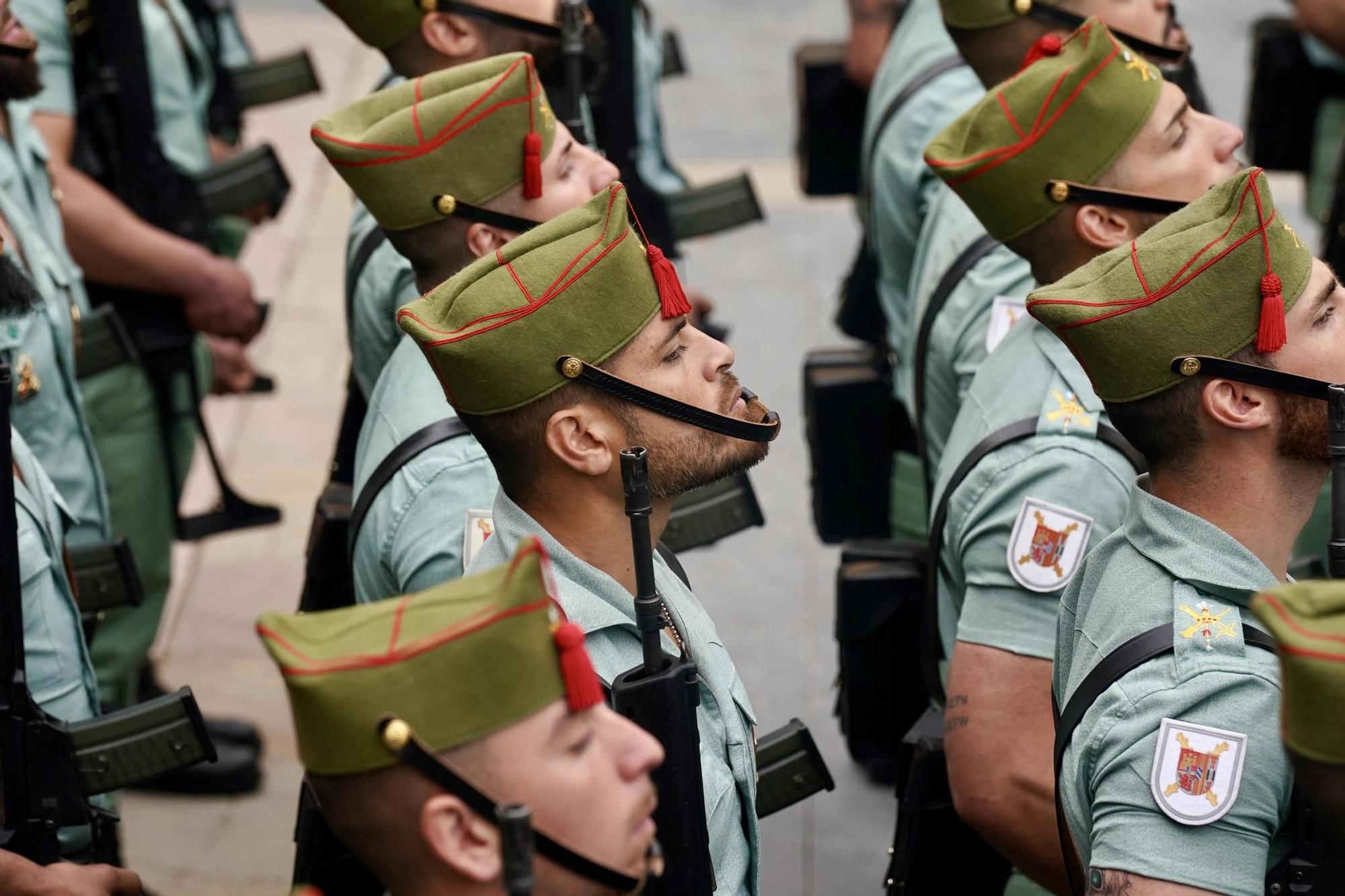 El traslado de la Legión del Cristo de la Buena Muerte de Mena, en imágenes