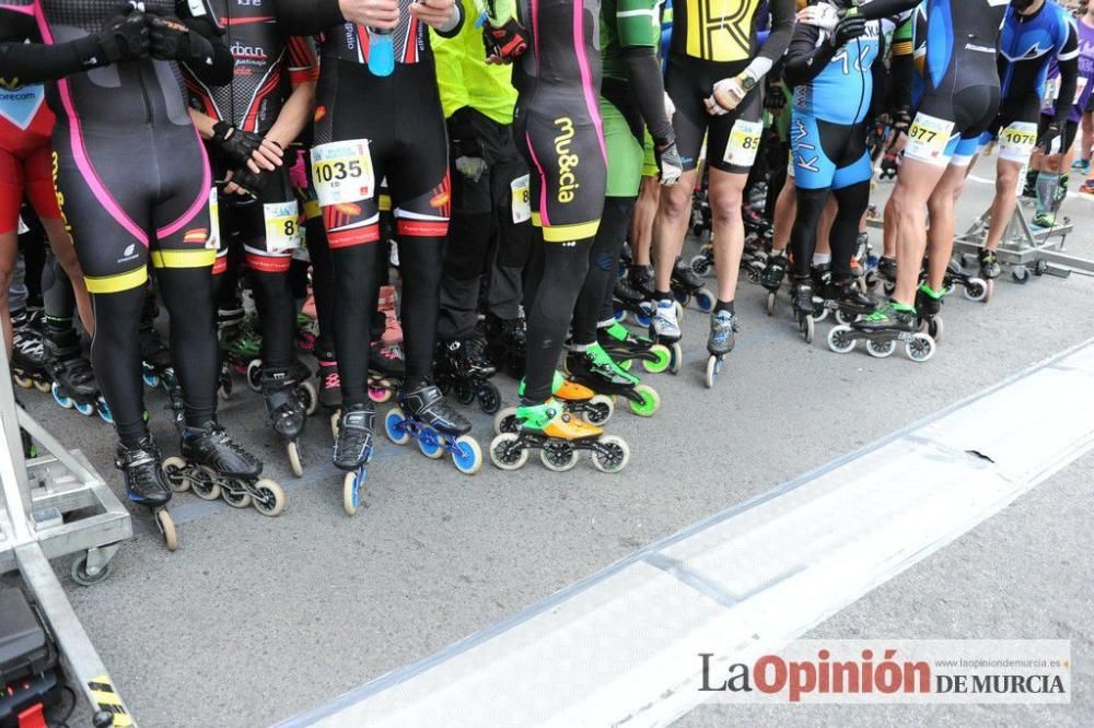 Murcia Maratón. Salida patinadores