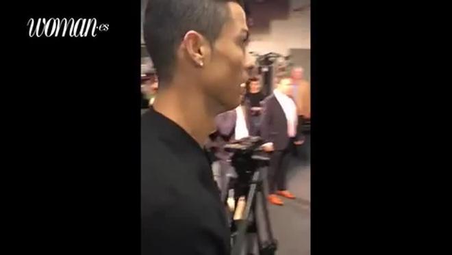 Cristiano Ronaldo y Georgina Rodríguez en la inauguración del gimnasio CR7