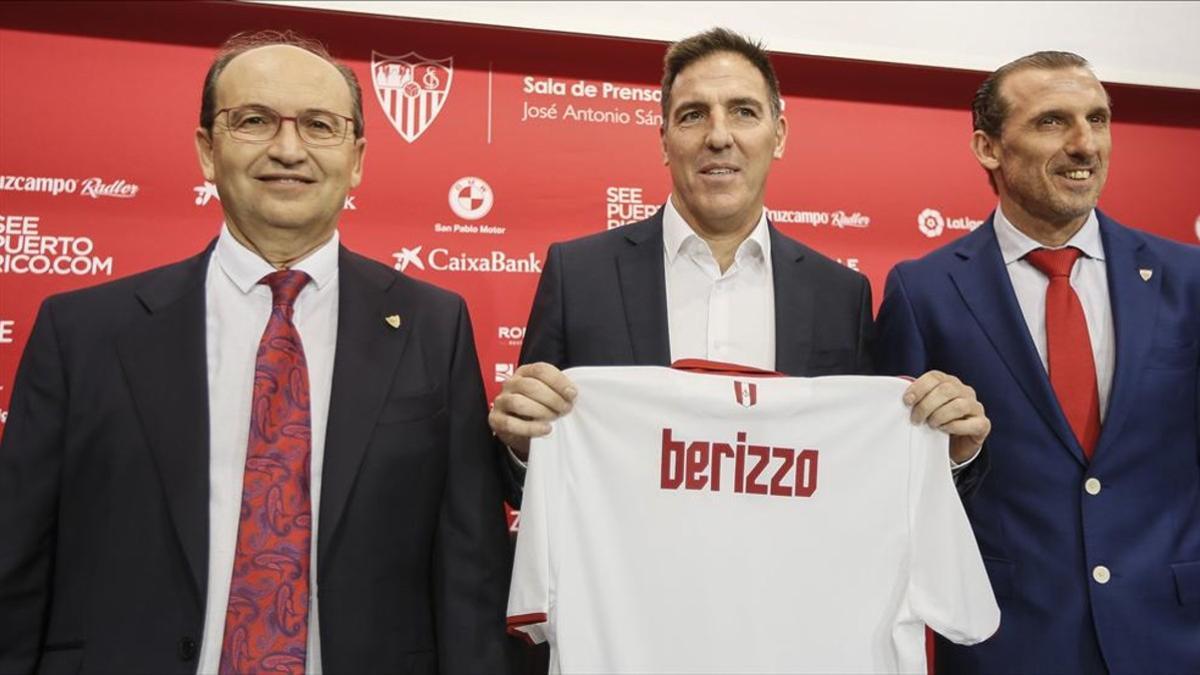 El Sevilla empieza una nueva etapa con Arias y Berizzo