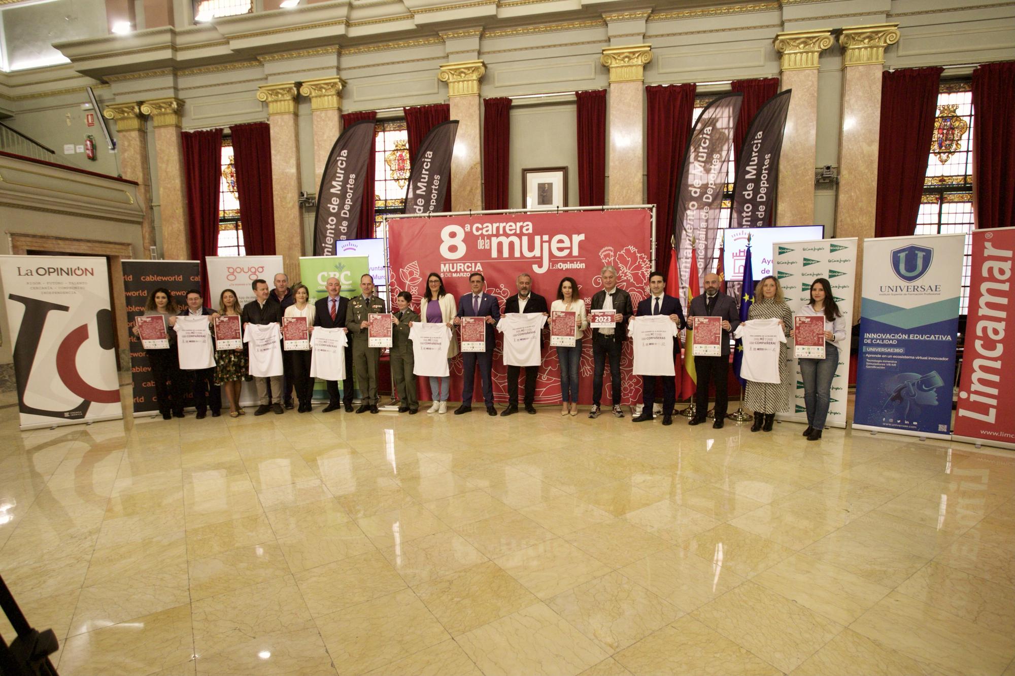 Presentación de la Carrera de la Mujer en Murcia 2023