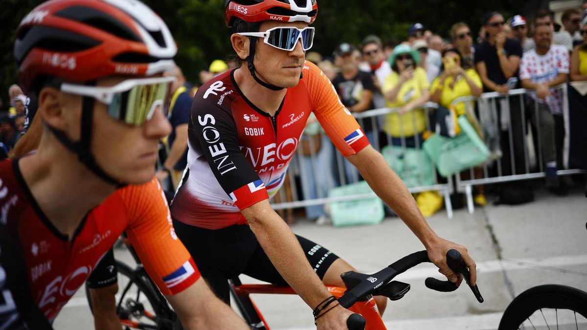 Geraint Thomas, de INEOS Grenadiers, en la primera etapa del Tour de Francia