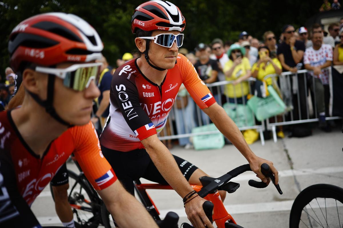 Geraint Thomas, de INEOS Grenadiers, en la primera etapa del Tour de Francia