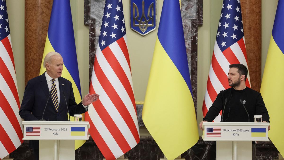 Biden visita Kiev por sorpresa y se reúne con Zelenski