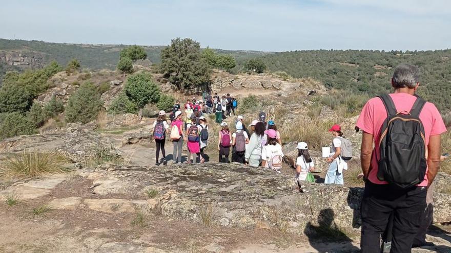 Una de las excursiones realizadas a la Sierra de la Culebra.