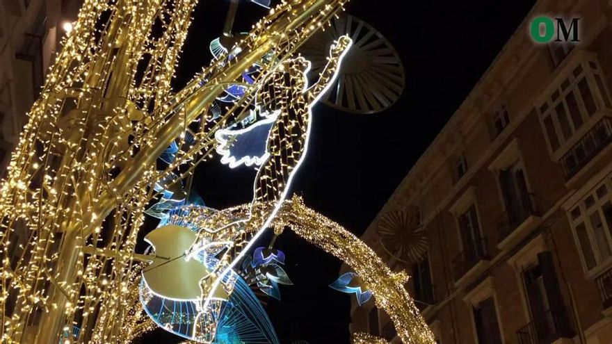 La Navidad ilumina la ciudad de Málaga