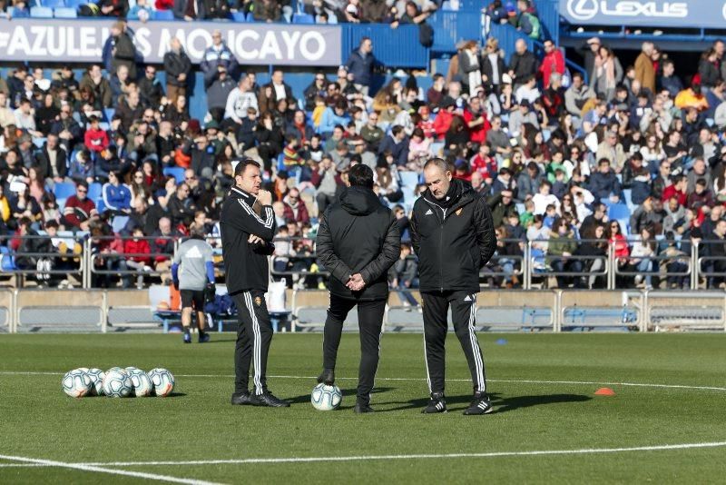 Partido de entrenamiento del Real Zaragoza en La Romareda