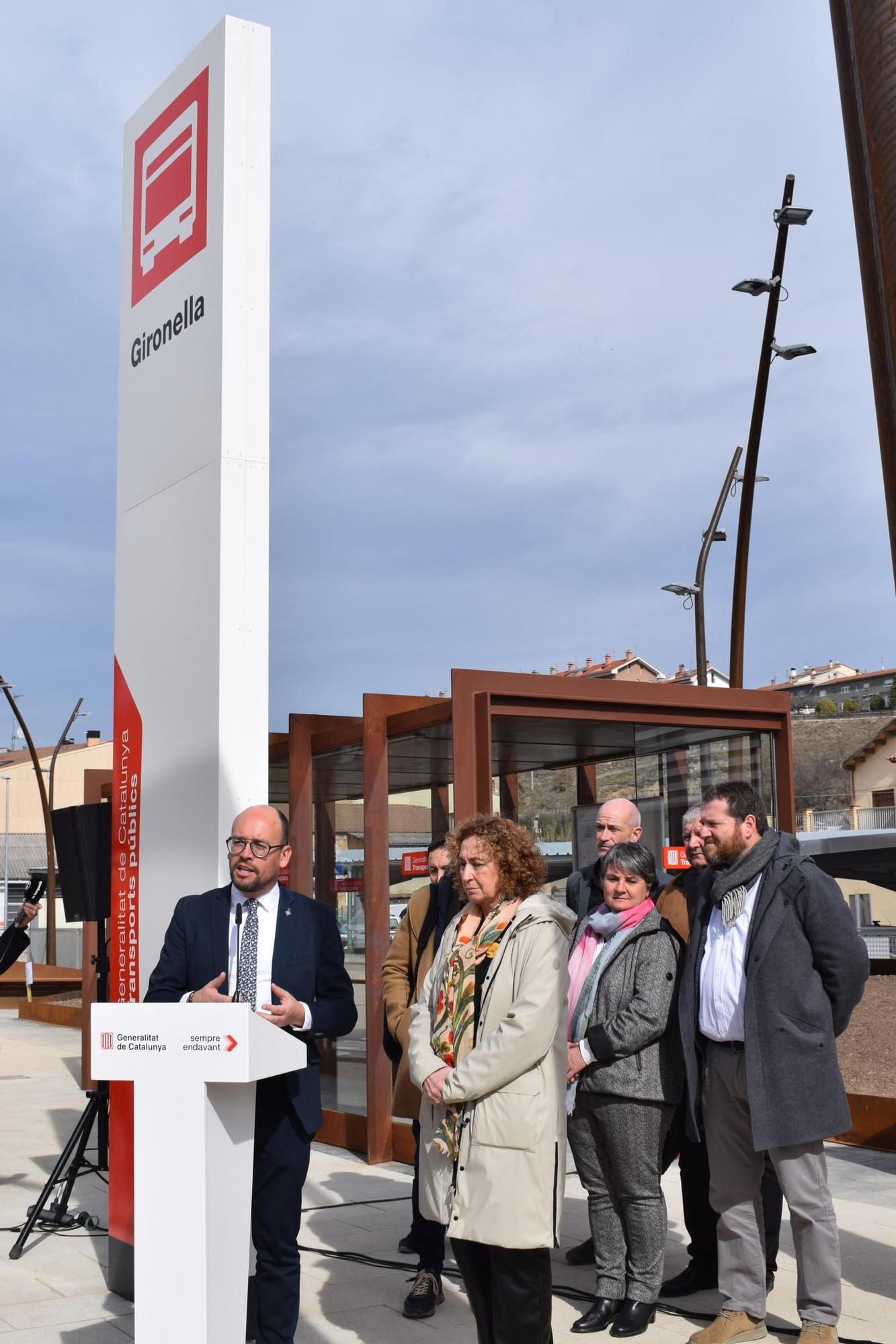 Les millors fotos de la inauguració de l'estació de busos de Gironella