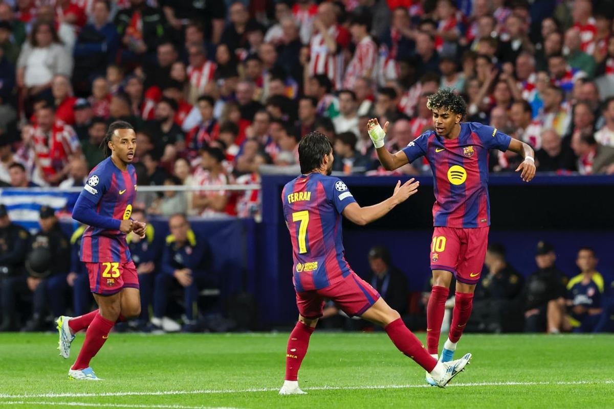 Las mejores imágenes del Atlético - Barça de Champions League