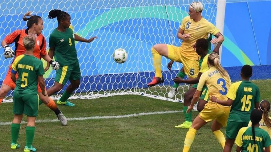 Las futbolistas suecas, las primeras ganadoras en Río-2016