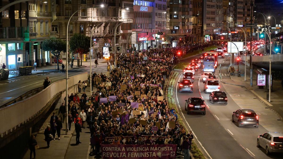 Marcha del 8M en A Coruña