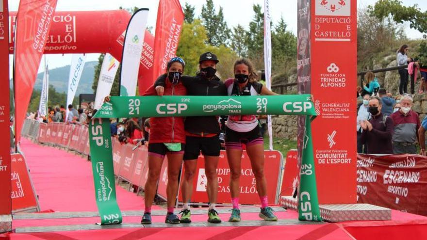 María Obrero, de Vistabella, segunda en el podio de la CSP. | PENYAGOLOSA TRAILS