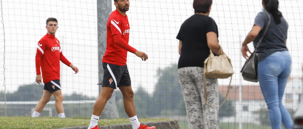 Aitor García, ayer