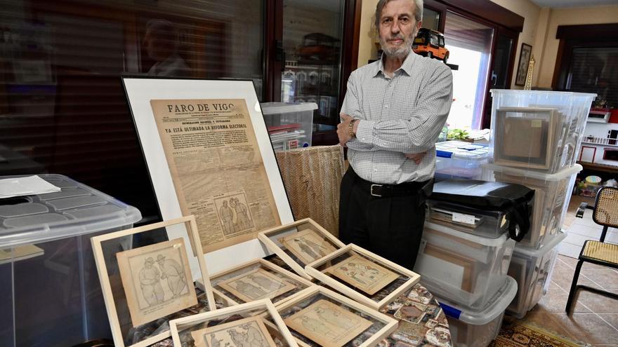Roberto Taboada lleva al Liceo Casino el Castelao ilustrador