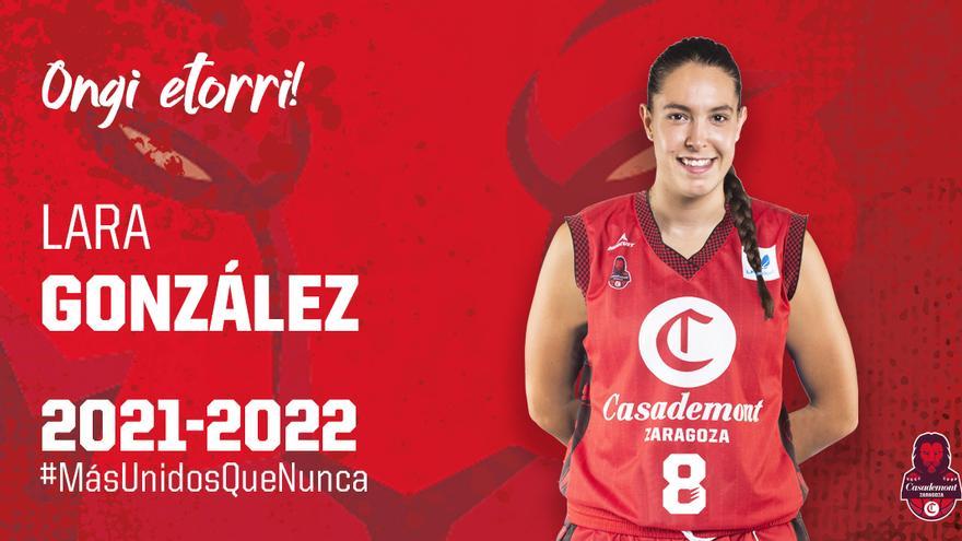 Lara González, la nueva base del Casademont Zaragoza.