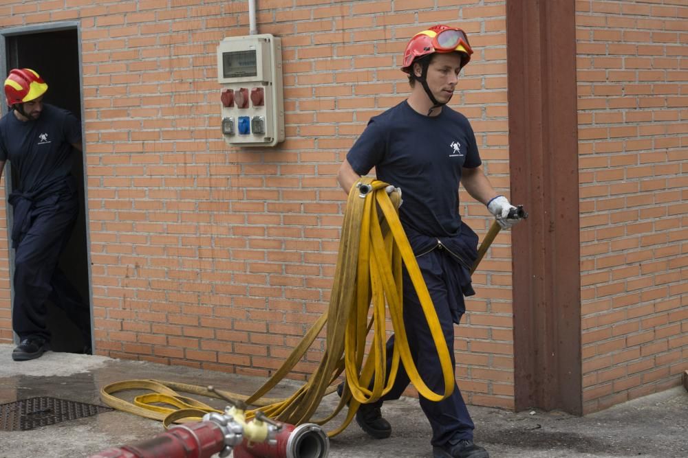 Nuevos bomberos de Oviedo