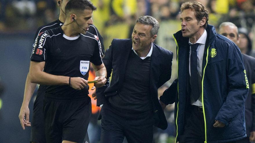 Fran Escribá, durante su etapa en el Villarreal.