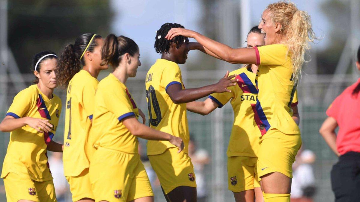 Oshoala marcó el único gol del partido