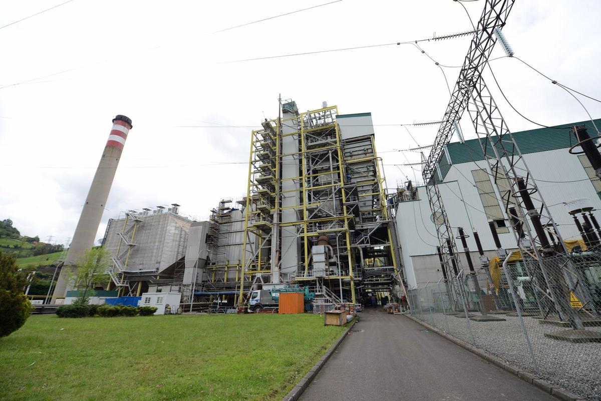 La central de La Pereda, propiedad de Hunosa