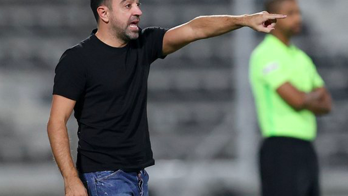Xavi, durante un partido del Al-Sadd.