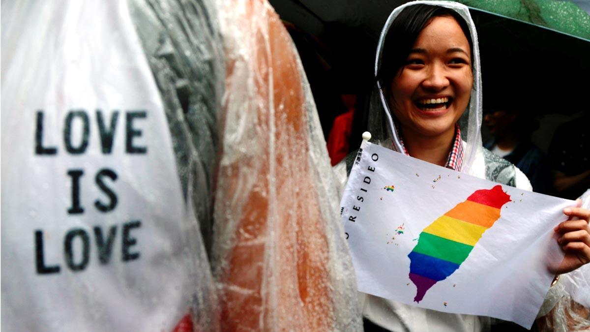 Taiwán, primer país de Asia en legalizar el matrimonio homosexual.