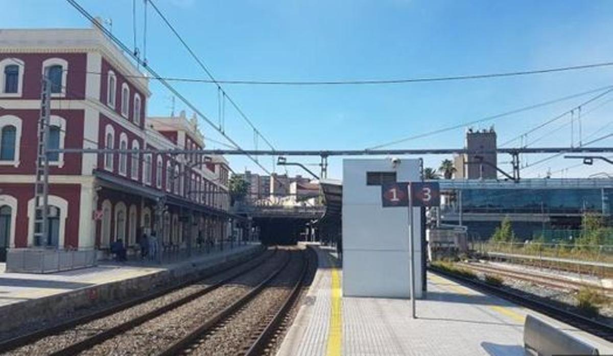 L'estació de Rodalies a Martorell
