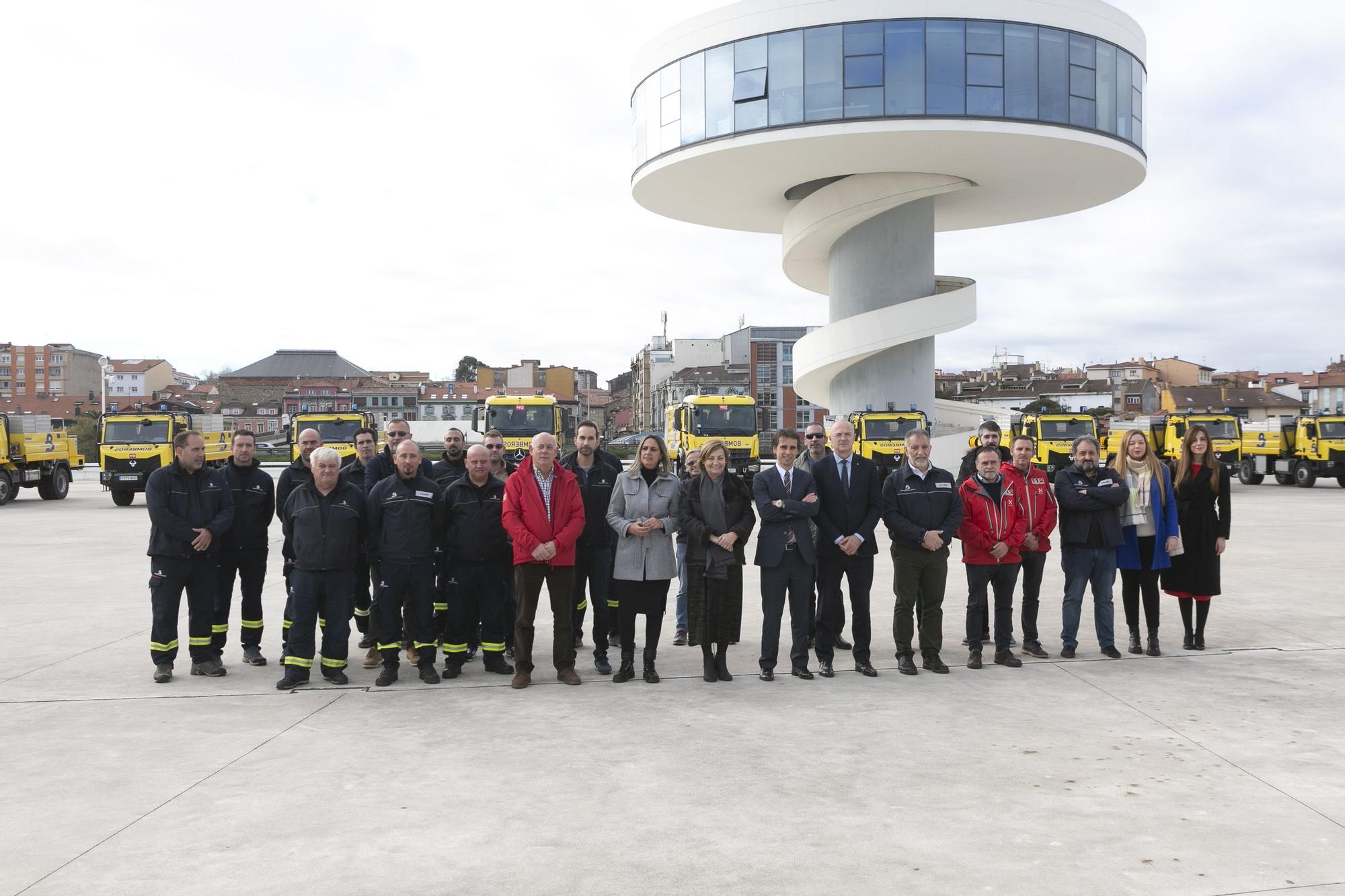 Así son los nuevos camiones de bomberos de Asturias