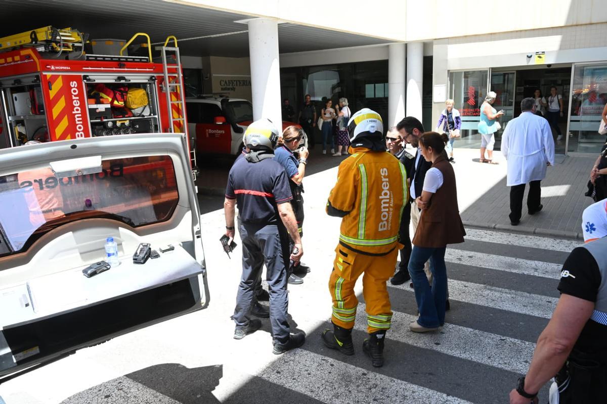 Incendio en el Hospital de Torrevieja
