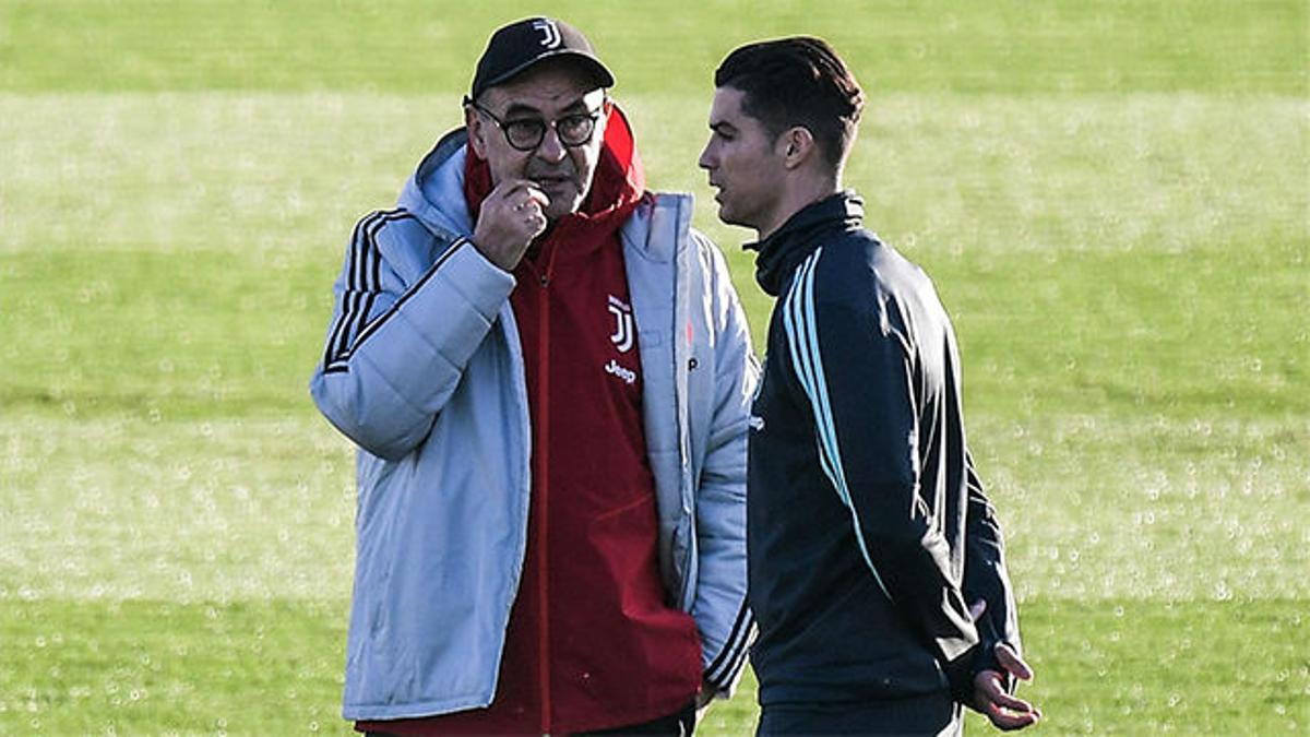 Sarri: "No hay en el mundo un jugador que pueda sustituir a Cristiano"